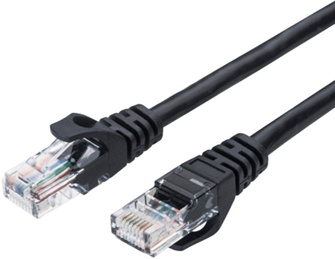 RASTO REC11 超高速 Cat6 傳輸網路線, 黑色, 1條, 10m