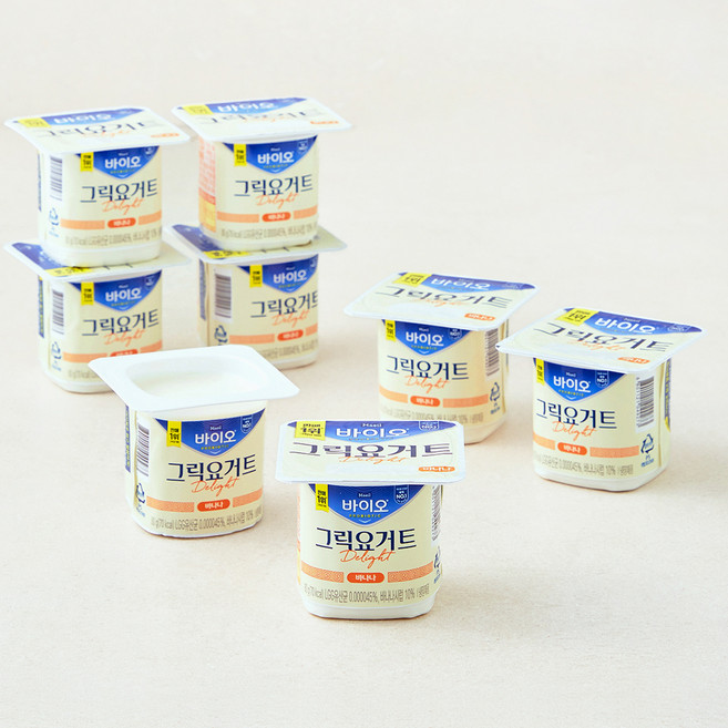 매일바이오 그릭요거트 Delight 바나나, 80g, 1개, 8개입