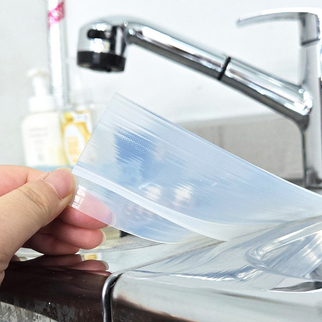 앤티스 틈새차단 내열 실리콘 가드 53cm, 투명, 2개