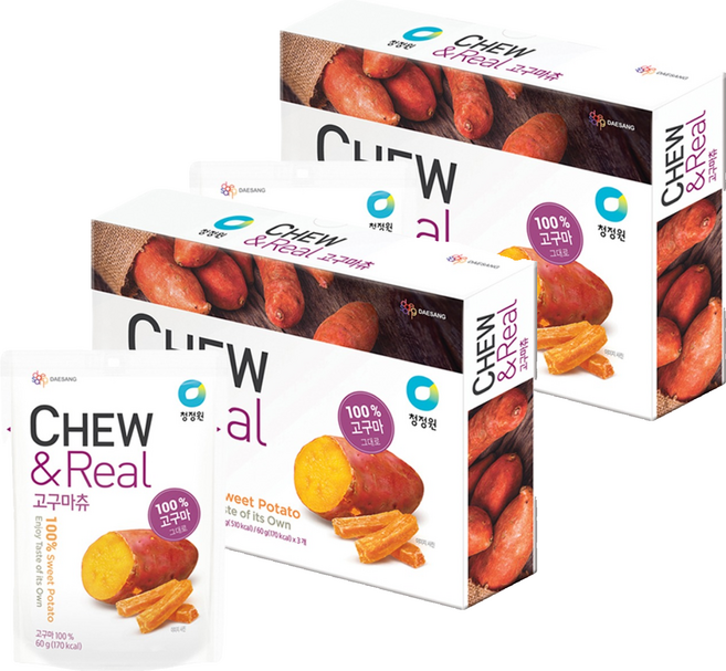츄앤 리얼 고구마츄, 60g, 6개