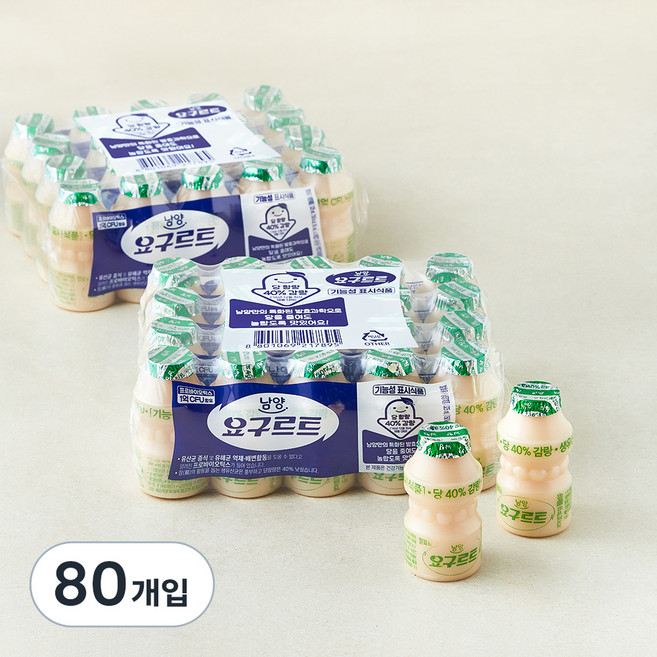 남양유업 요구르트, 65ml, 40개입, 2개
