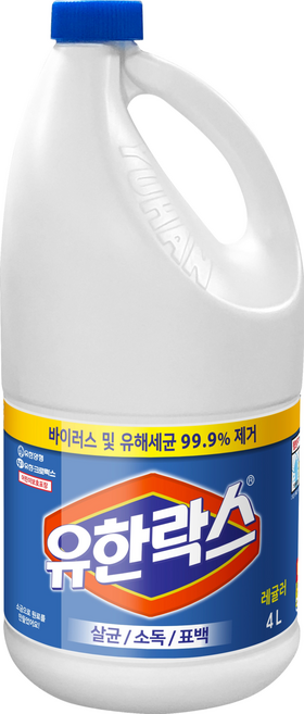 유한락스 레귤러, 4L, 1개