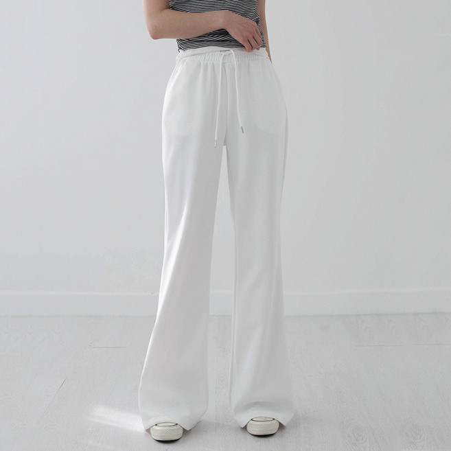 앤드스타일 여성용 롱/숏 부츠컷 애착 팬츠