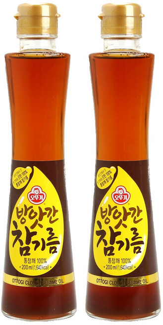 오뚜기 방앗간 참기름, 200ml, 2개