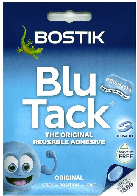 보스틱 블루택 핸디 오리지널 50g, 1개, 오리지널50g - 쿠팡