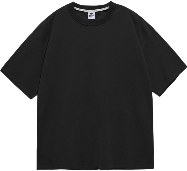엠씨티 남녀공용 빅사이즈 데일리 오버핏 무지 반팔 티셔츠