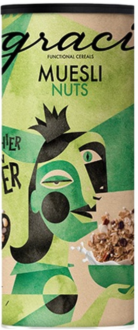 그라시 뮤즐리 넛츠 시리얼, 1개, 500g