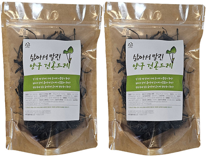 도담들 삶아서 말린 양구 건곤드레, 100g, 2개