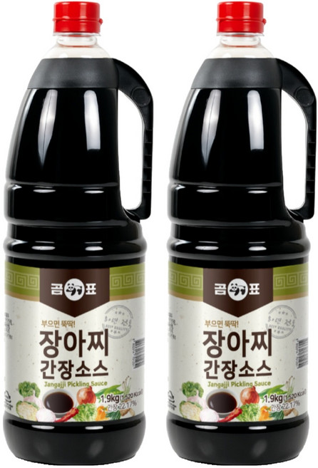 Gompyo 장아찌 간장소스, 1.9kg, 2개
