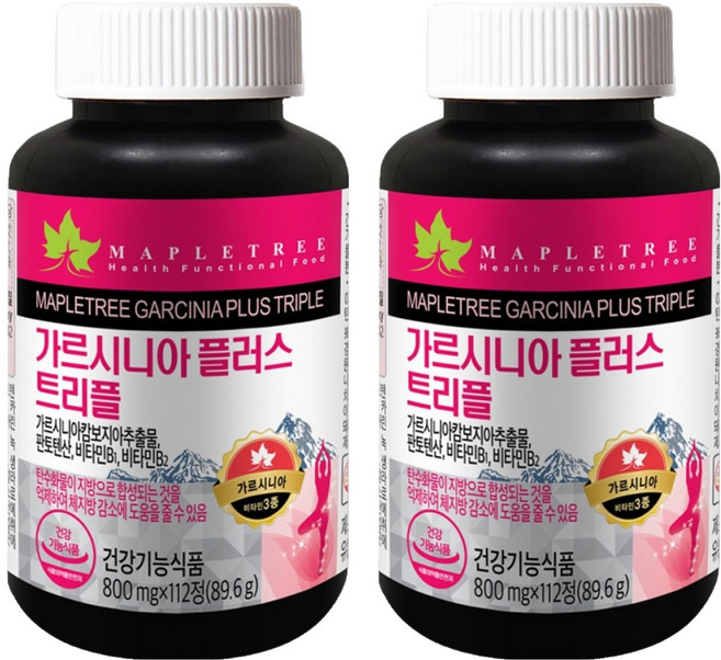 메이플트리 가르시니아 플러스 트리플, 112정, 2개
