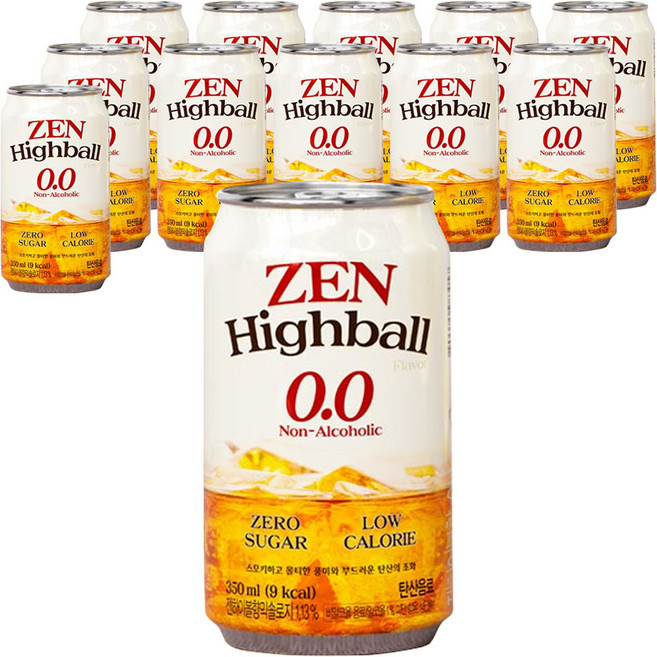 TEAZEN 茶禪 Zen Highball風味 0.0, 12個, 350ml