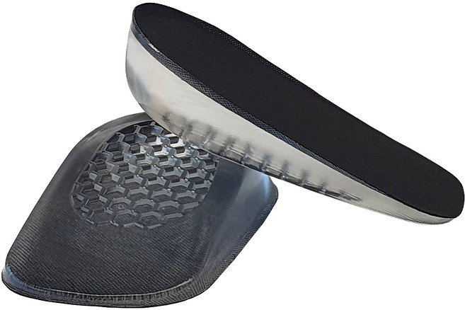 FOOTINSOLE 女性用矽膠增高蜂巢氣墊後腳跟鞋墊