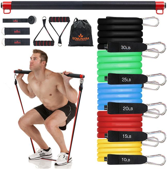 고무나라 액티브 튜빙밴드 5종 + 그립바 2p 세트, 혼합색상, 1개