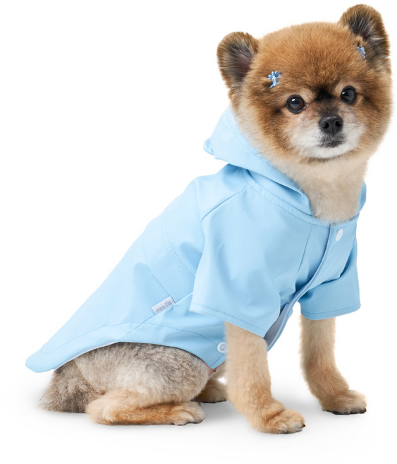 네오핏 강아지 파스텔 우비, 스카이블루, 1개