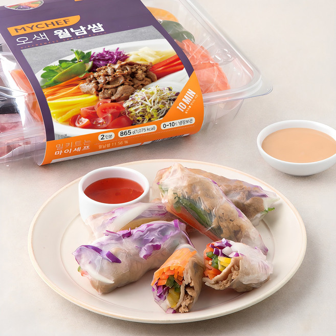 MYCHEF 오색 월남쌈 2인분, 1개, 865g
