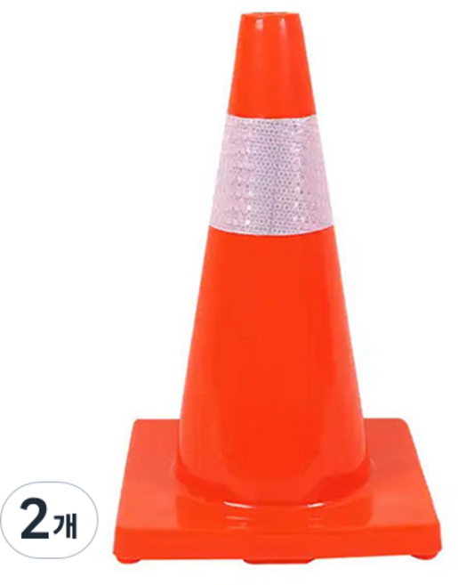 TIS 安全錐 1kg, 紅色, 2個