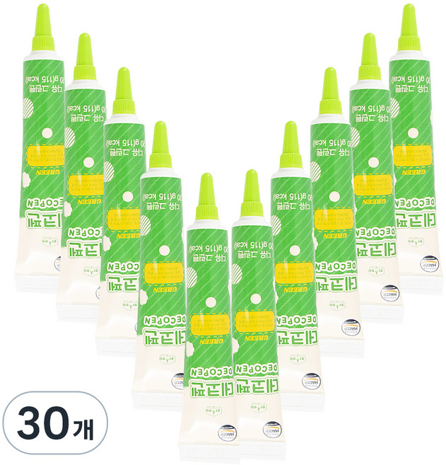 상상앤드 디유 데코펜 그린, 20g, 30개