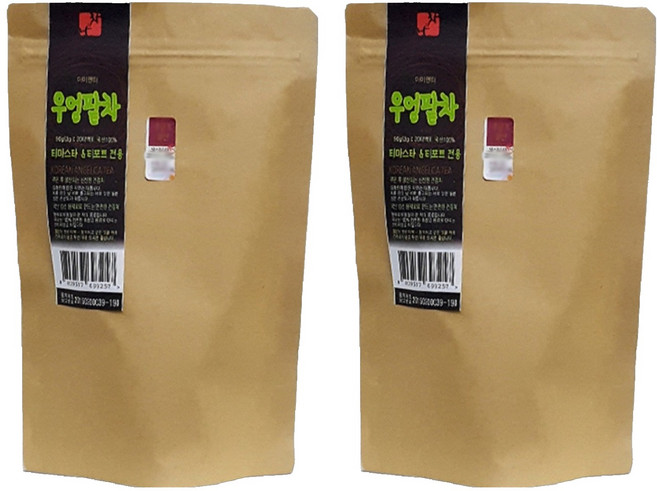 나와차 티마스타 티포트 전용 대용량 티백 우엉팥차, 3g, 30개입, 2개