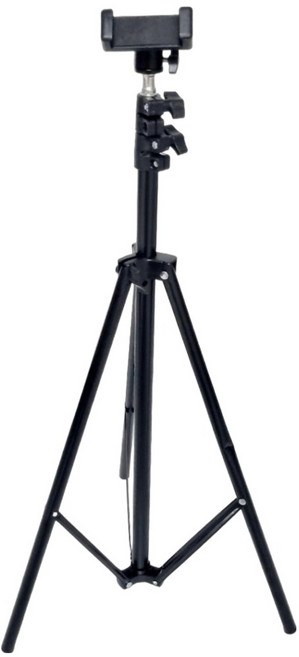 잇클릭 촬영용 삼각대 스탠드 조명 카메라 거치대 1.2m, 1개