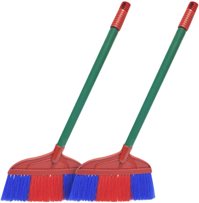 월드크린 타이탄비 빗자루, 2개, 혼합색상