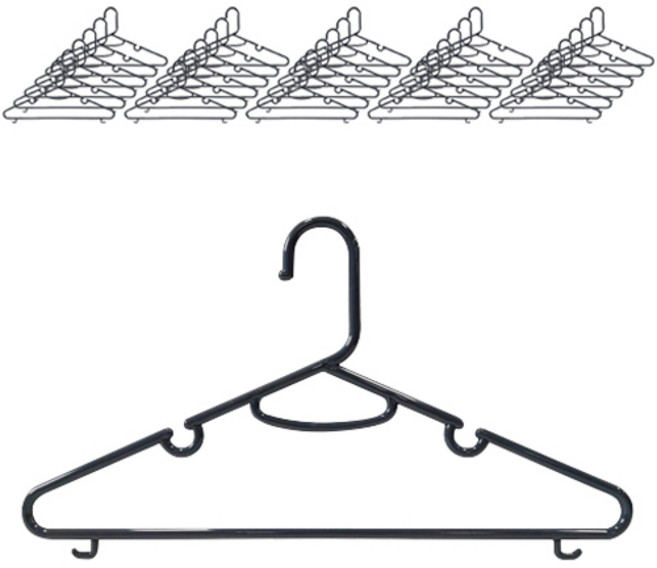 삼우이엘씨 이지 심플 옷걸이, 50개