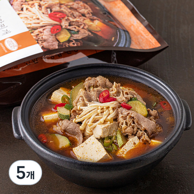 곰곰 진한 우삼겹 된장찌개, 595g, 5개