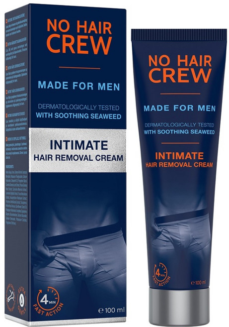 노헤어크루 남성용 제모 인티메이트 크림 포바디 민감부위용, 100ml, 1개