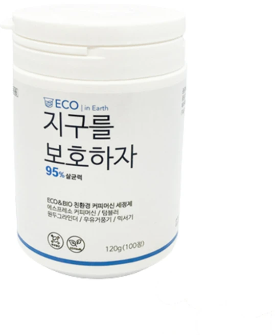 커피비 친황경 커피머신 세정제 지구를 보호하자 100정, 120g, 1개 - 쿠팡