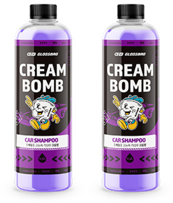 글로스브로 크림밤 카샴푸, 500ml, 2개