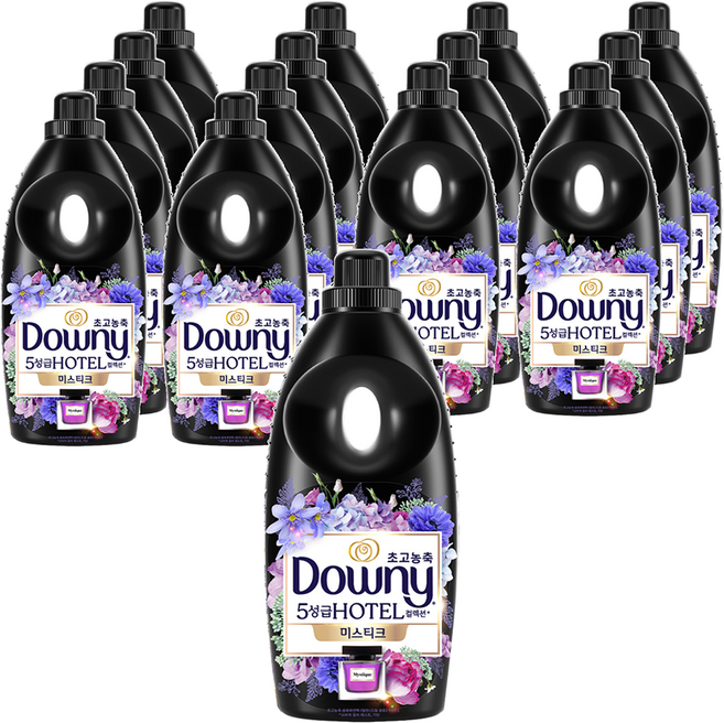 다우니 초고농축 섬유유연제 미스티크 본품, 1.05L, 15개