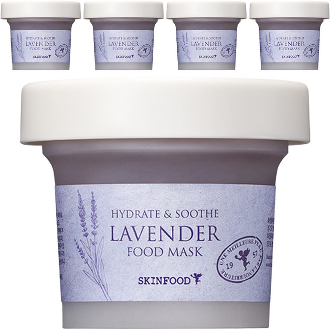 스킨푸드 라벤더 푸드 마스크 120g, 1개입, 5개