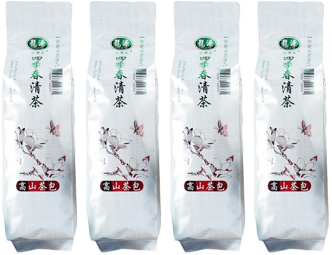 龍源茶品 鑫龍源 茶農職人經典台灣 四季春茶包, 2g, 30包, 4袋
