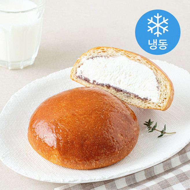 그림의빵 저당고단백 우유 크림빵 (냉동), 125g, 1개입, 1개