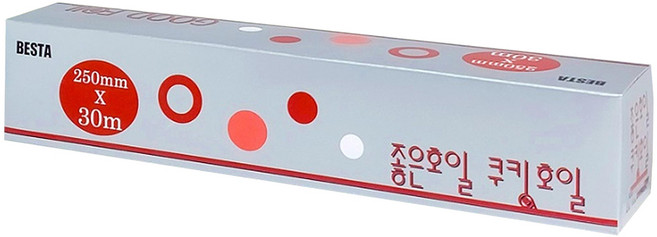 BESTA 優質烹飪鋁箔紙 25cm x 30m, 1盒