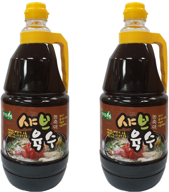 양지뜰 샤브육수 농축액, 1.8L, 2개