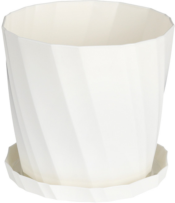 코멧 모던 화분 M, 화이트, 1개