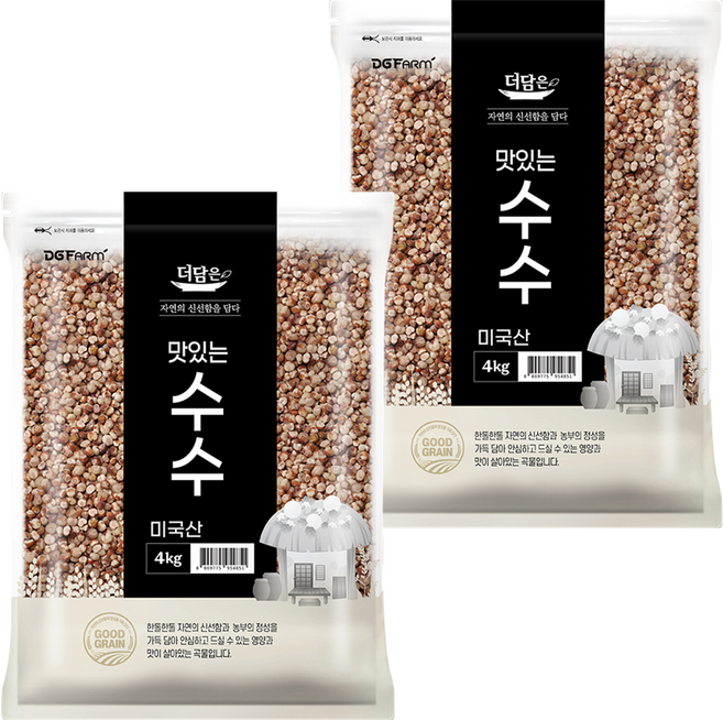 더담은 맛있는 수수, 4kg, 2개