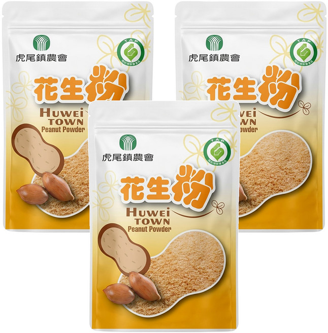 虎尾鎮農會 花生粉, 150g, 3包