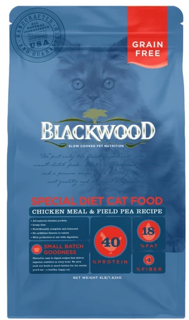 블랙우드 전연령 그레인프리 캣 건식사료, 닭, 1.82kg, 1개 - 쿠팡