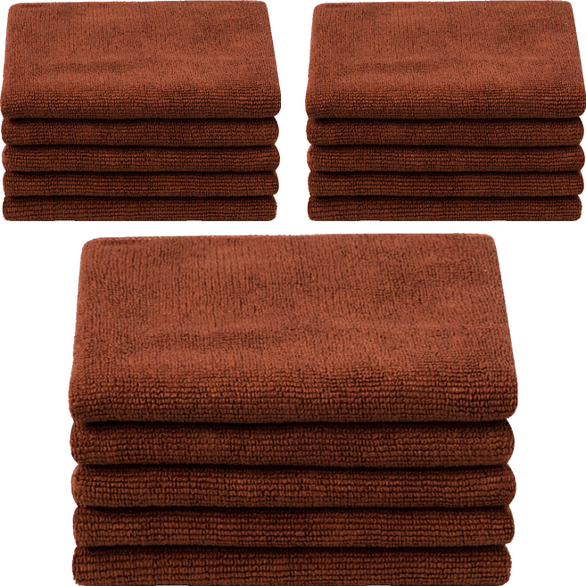 SSCSSAC 초극세사 카페행주 브라운, 15개