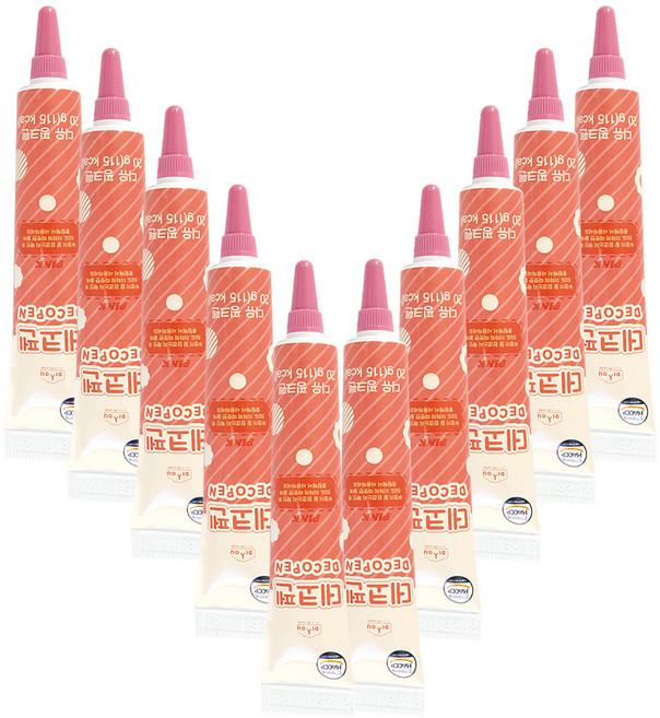 상상앤드 디유 데코펜 핑크, 20g, 10개