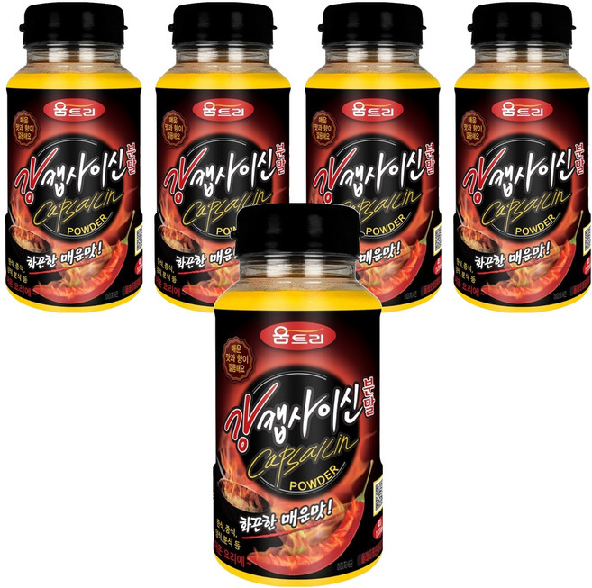 움트리 강캡사이신분말, 400g, 5개