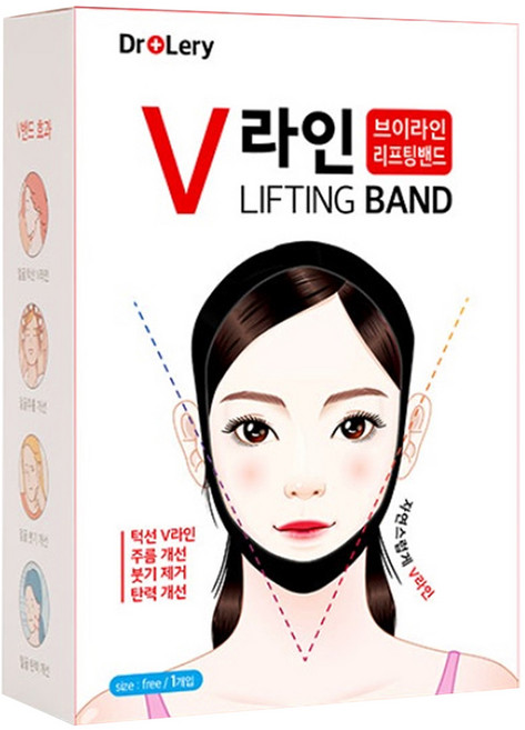 바디공식 닥터레리 얼굴 밴드, 1개