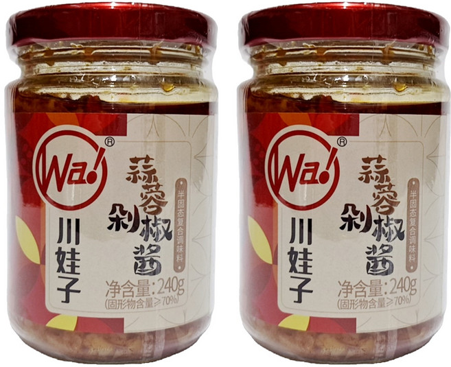 川娃子 蒜蓉剁椒醬, 240g, 2罐