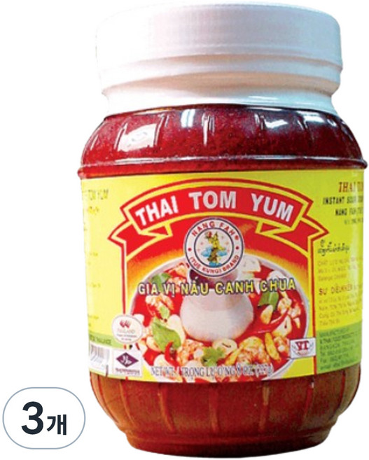 브이타이푸드 타이똠얌 소스, 3개, 900g