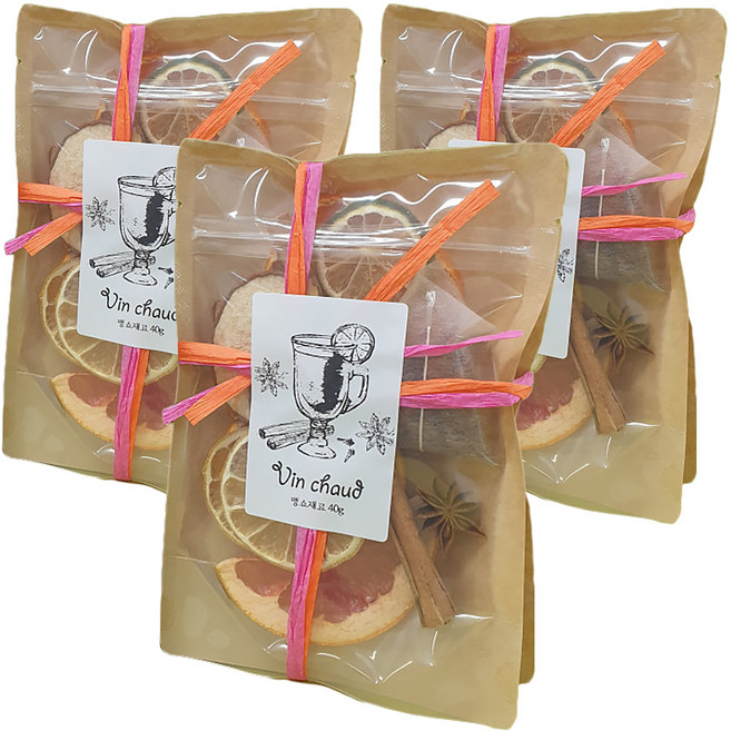 디톡톡 히팅푸드 뱅쇼 만들기 재료 키트, 40g, 1개입, 6세트