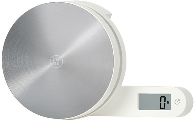 Maristeiger Kinetic 廚房秤, 1000g, 白色, MS3410