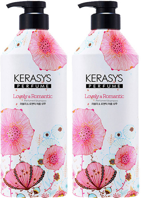 케라시스 러블리 앤 로맨틱 퍼퓸샴푸 꽃향, 2개, 980ml