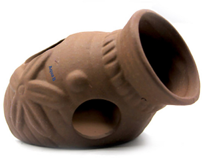 아쿠아비 수족관 산란상 은신처 세라믹 토기, 1개