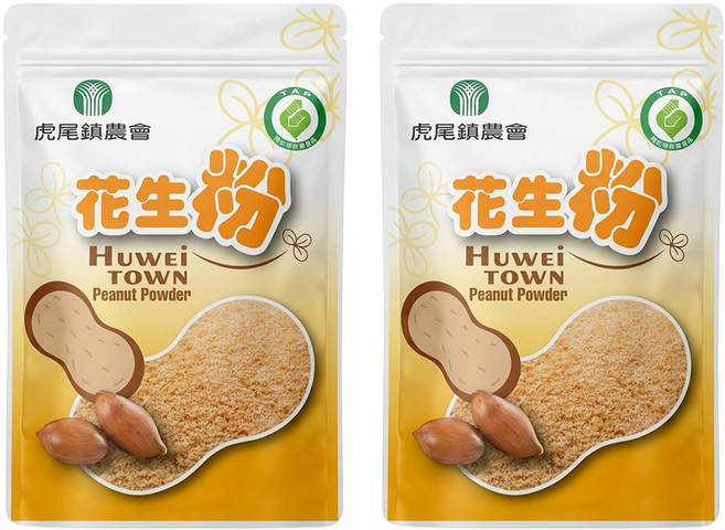 虎尾鎮農會 花生粉, 150g, 2包